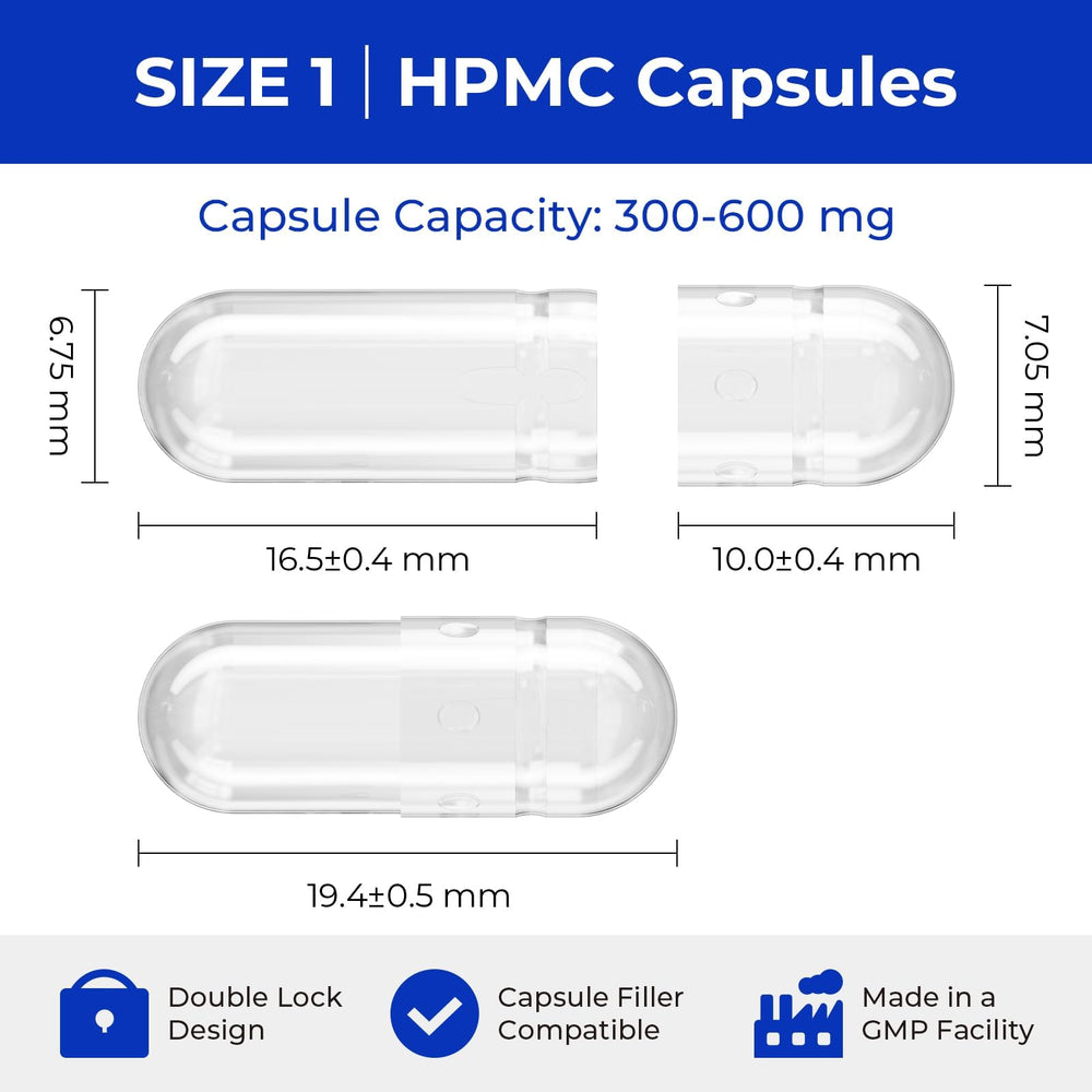 Close-up of transparent capsules showing clarity