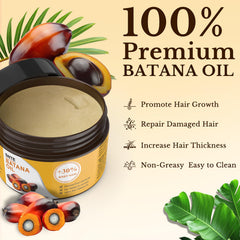 AUOOR Batana Oil Paste in hand demonstrating easy application for hair health
