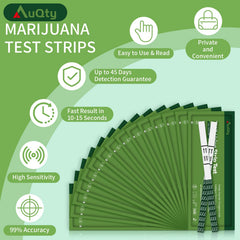 Individual test strips arranged for the kit