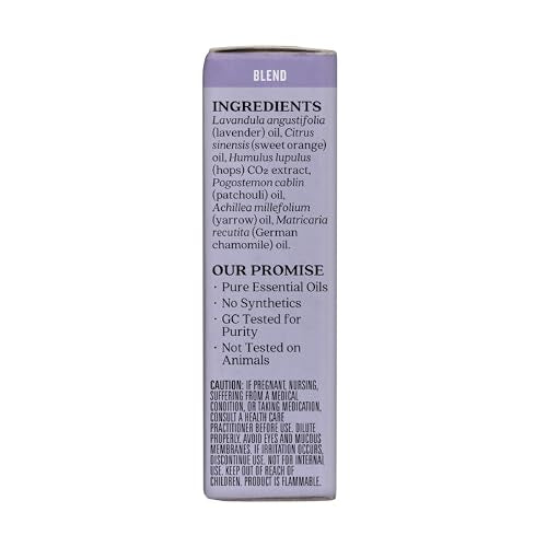 Pillow spray application using Aura Cacia Calming Pillow Potion