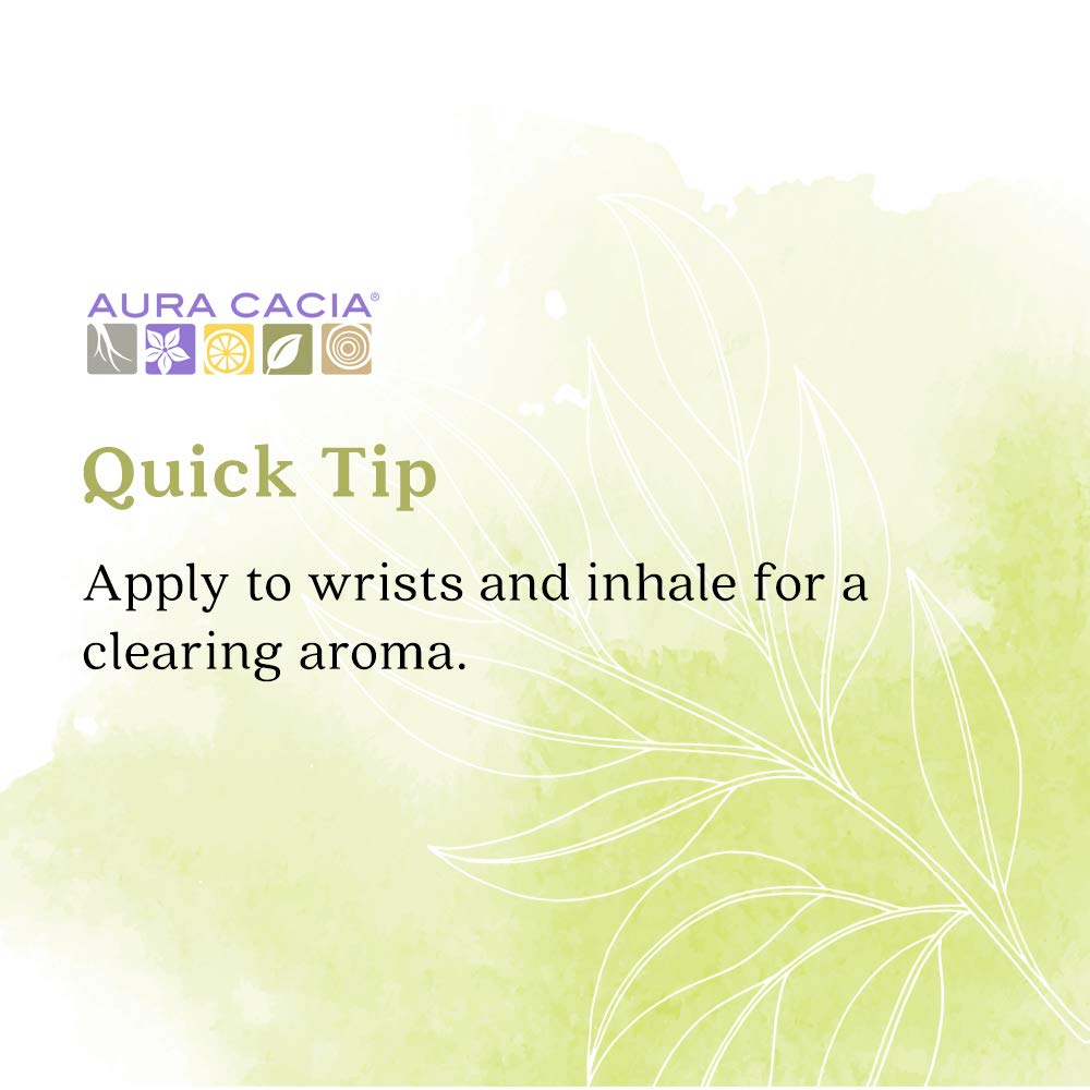 GC/MS purity testing badge for Aura Cacia essential oils
