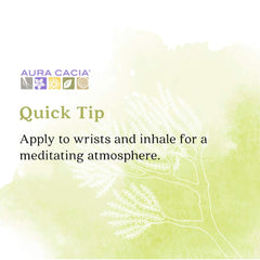 Hands applying Frankincense Roll-On to wrists for inhalation