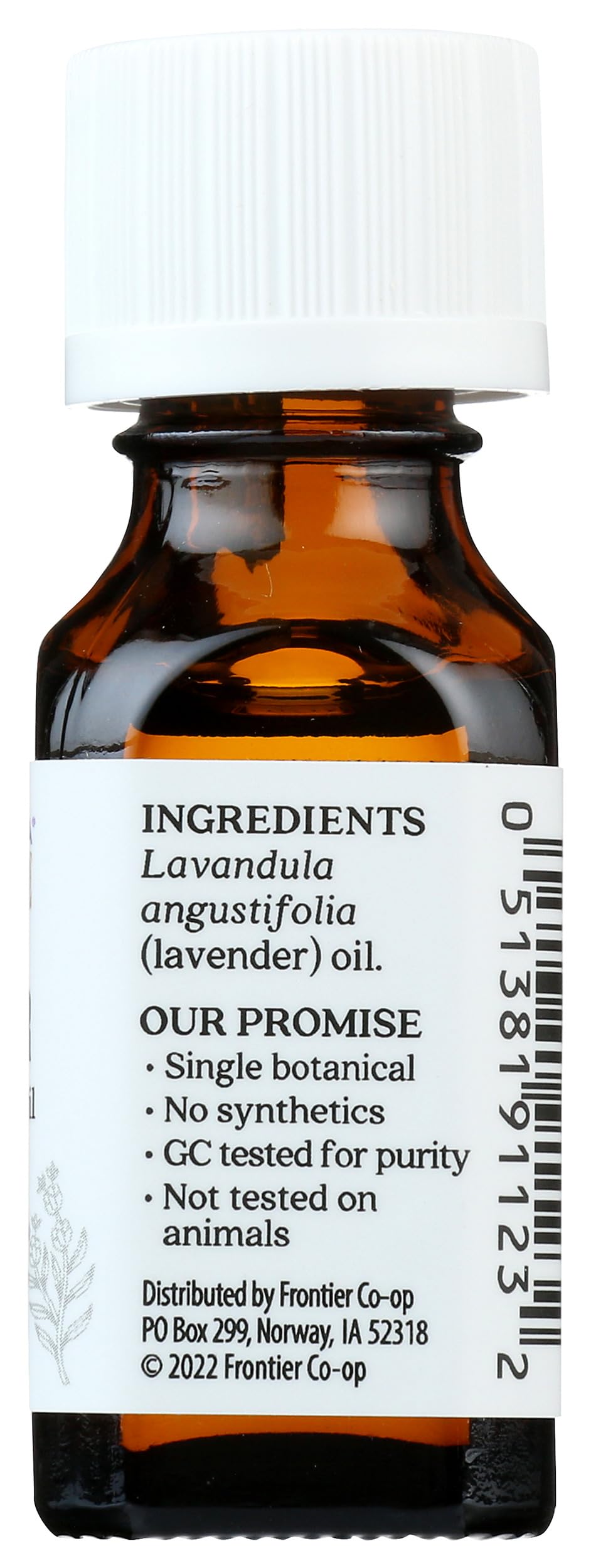 GC/MS purity badge for Aura Cacia lavender oil