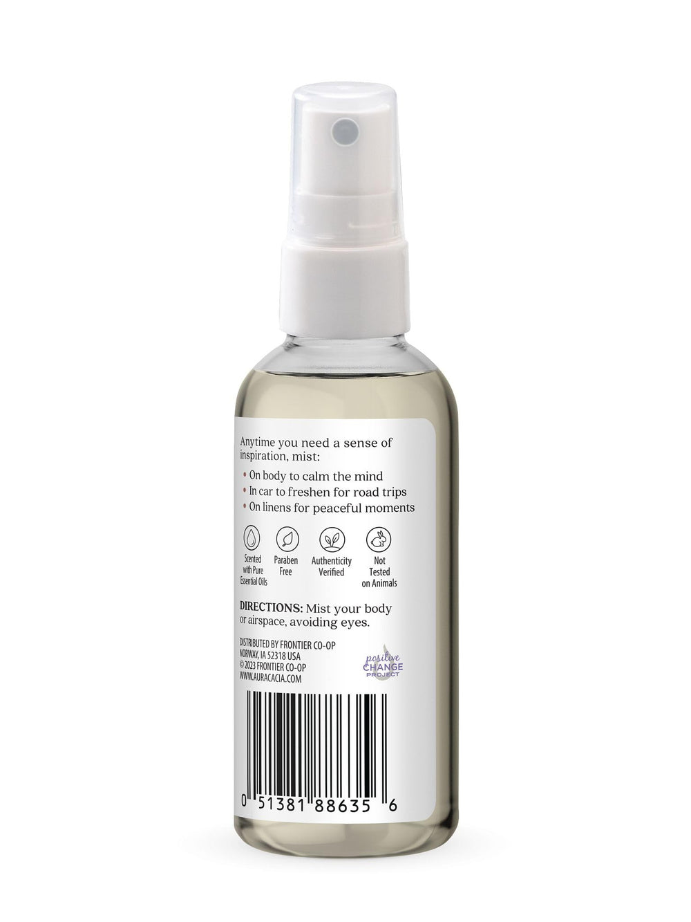 Aura Cacia room & body mist being used at home