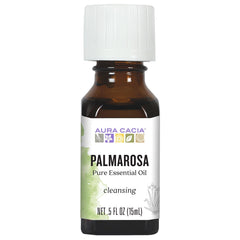 Aura Cacia Palmarosa essential oil bottle 0.5 oz