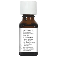 Palmarosa essential oil diffusing in a room