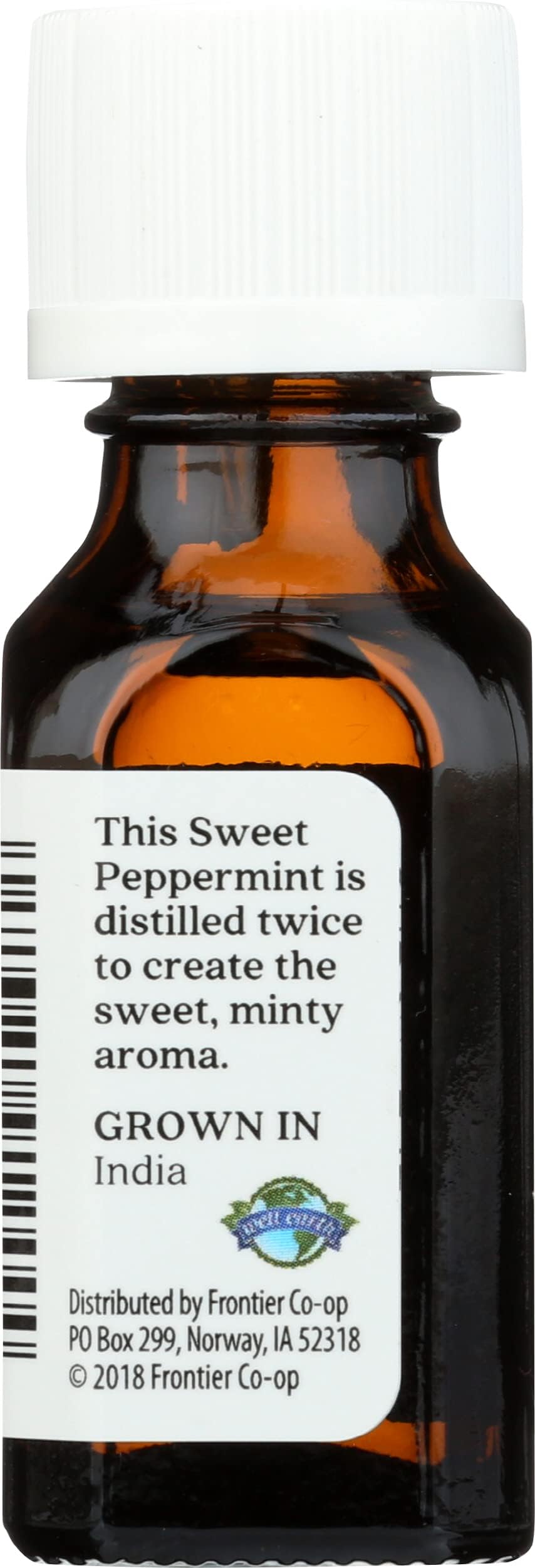Aura Cacia pure sweet peppermint packaging box ready for gifting and aroma