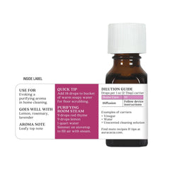 Aura Cacia Red Thyme Essential Oil box and bottle