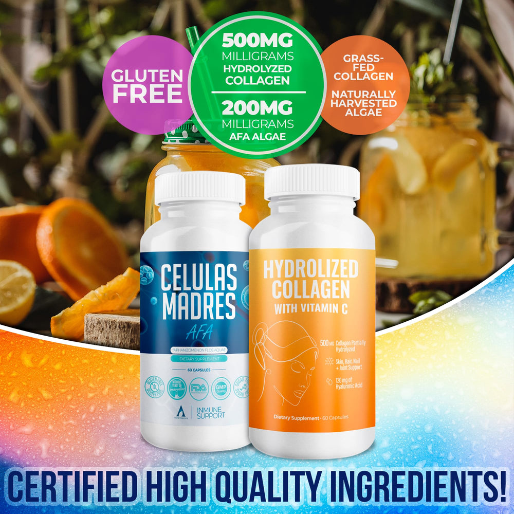 Celula Madre Skin, Hair and Nails Capsule bottle