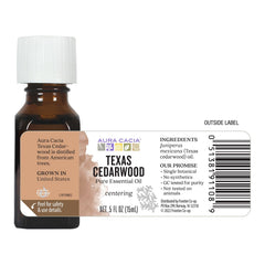 DIY skincare/massage blend using cedarwood essential oil