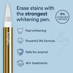 4 mL whitening gel in Auraglow pen ready to apply