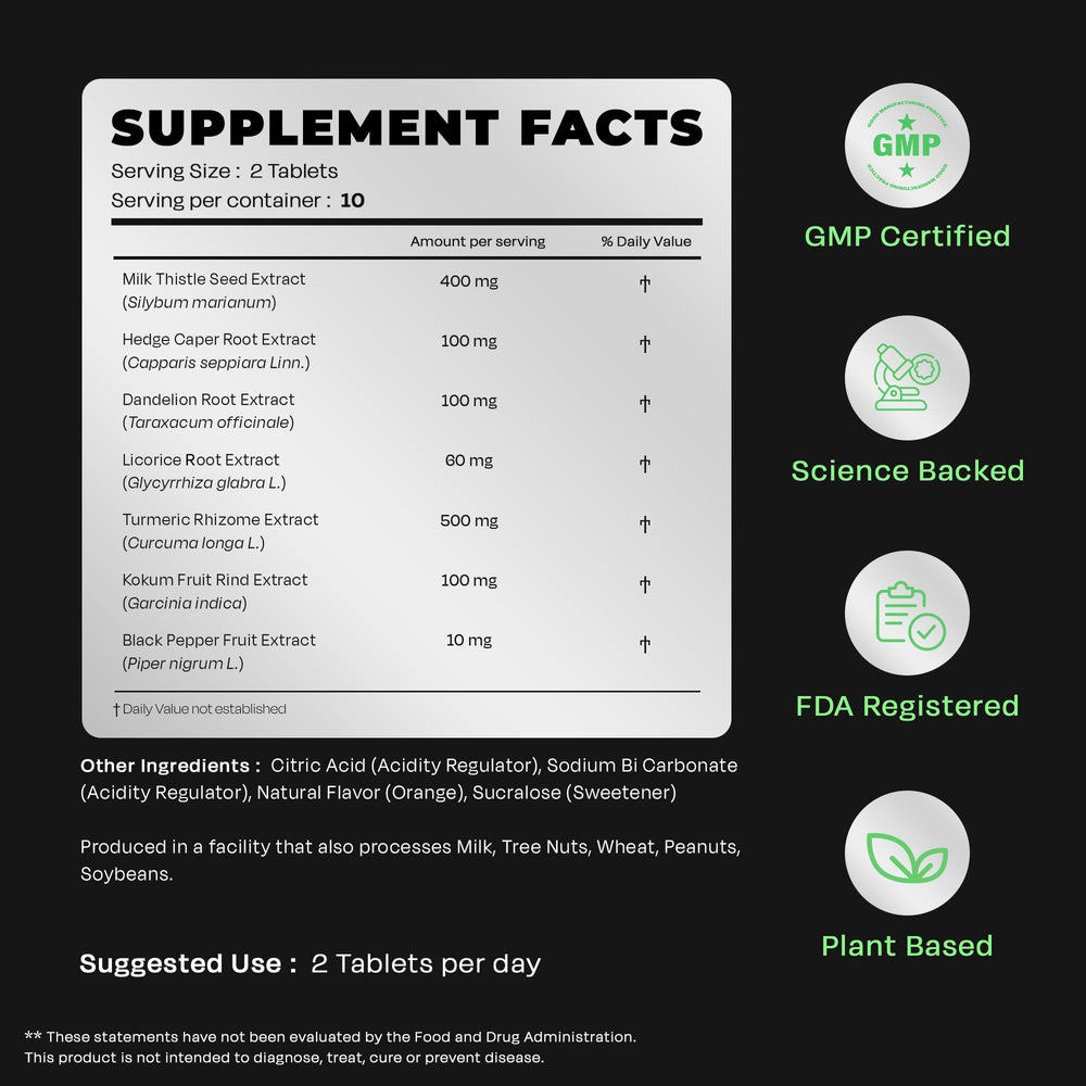 Auric Liver Support packaging box highlights gluten-free plant-based formula.