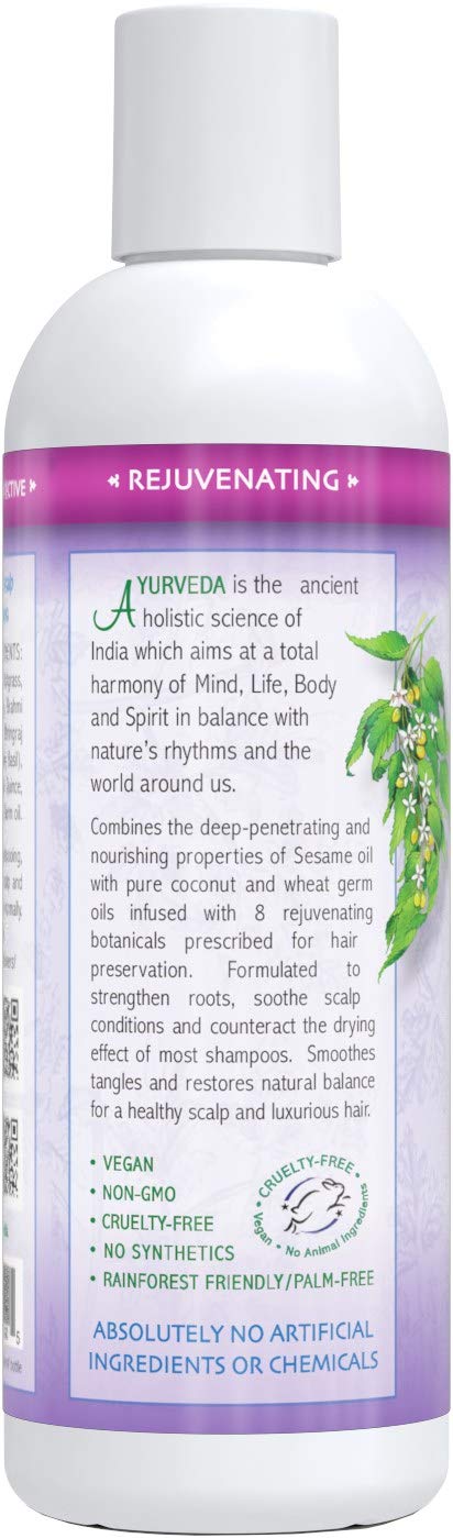 Auromere pre-shampoo conditioner application massage boosts scalp comfort and tangle reduction