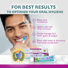 Eco-friendly packaging for Auromere toothpaste