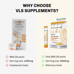 On-the-go vitamin C powder packets ready for travel