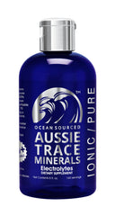 Aussie Trace Minerals 240ml electrolyte drops bottle