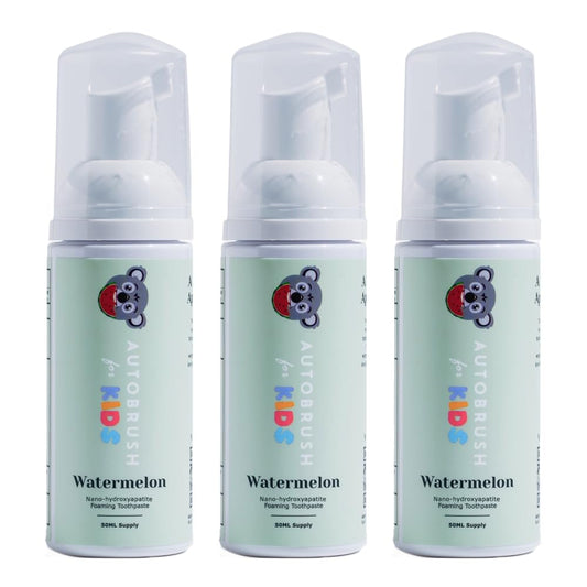 Autobrush Kids Watermelon Toothpaste Pack of 3 – front view