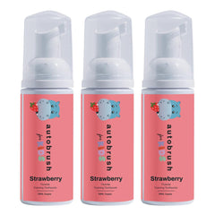 Autobrush Kids Fluoride Foaming Toothpaste Strawberry front view