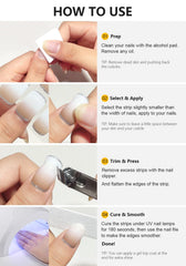 AutyaMee eco-friendly semi-cured gel nails for healthy natural nails