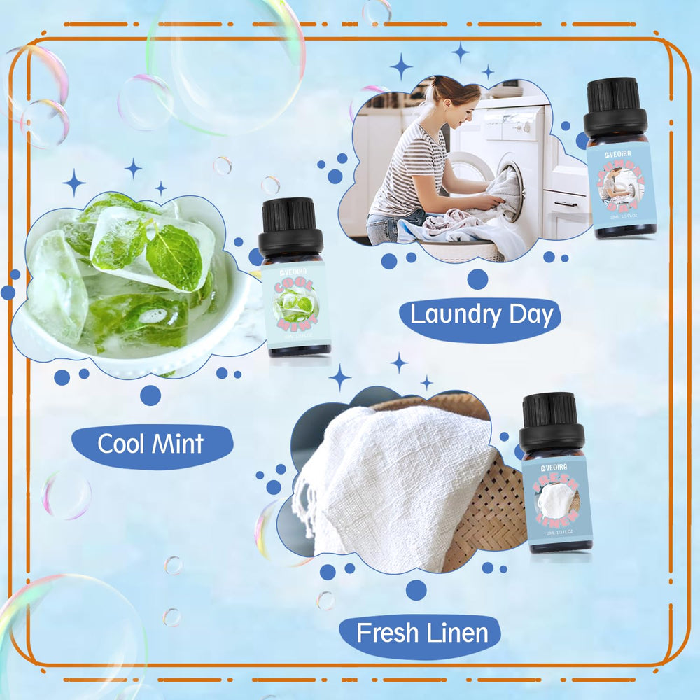 Soap Bubble aroma bottle from AVEOIRA 6x10ml set