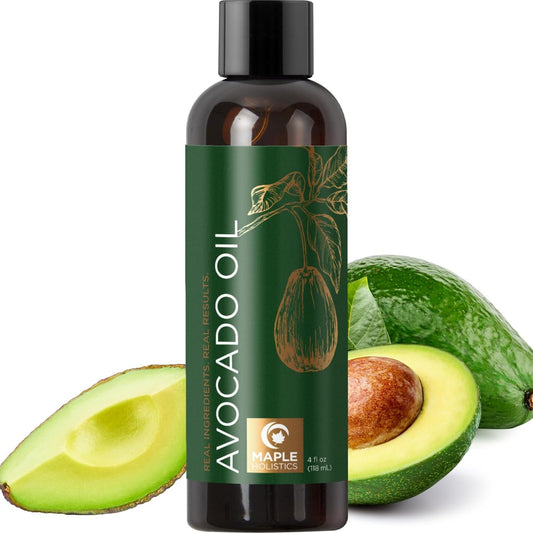 Maple Holistics avocado oil 4 oz bottle front