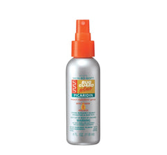 Avon Skin So Soft Bug Guard Plus Picaridin spray bottle label highlights travel-size protection.