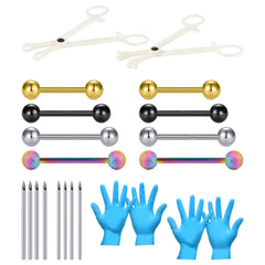 AVYRING piercing needle kit with disposable 12G and 14G needles for home use.