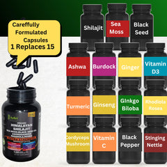 AyBet Shilajit with Ashwagandha