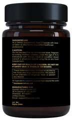 Ayorish open bottle displaying vegetarian capsules for convenient daily dosing
