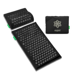 AyurMat acupressure mat and pillow set on white background