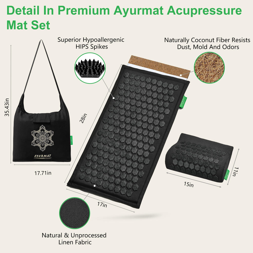 Lightweight portable carrying bag for AyurMat set