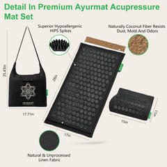Lightweight portable carrying bag for AyurMat set