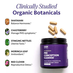 Womb cleanse and reproductive health support