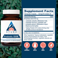 Synbiotic blend of prebiotics and probiotics for gut health