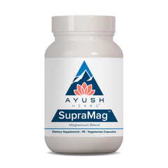Ayush Herbs SupraMag 400 mg magnesium blend bottle