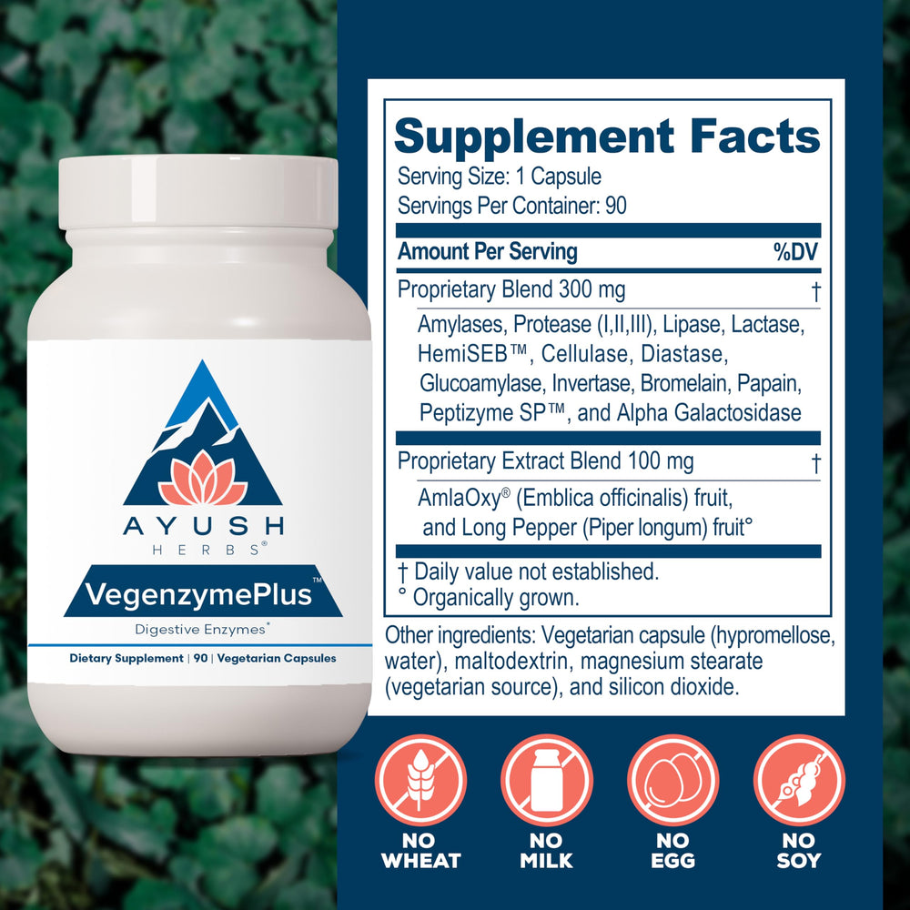 AmlaOxy antioxidant support graphic for VegenzymePlus