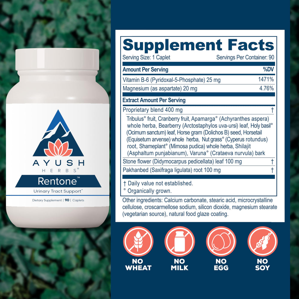 90 vegetarian capsules in the Rentone bottle