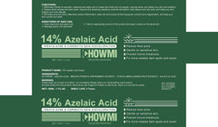 Azelaic acid 14% serum balanced skin after use near reflection.