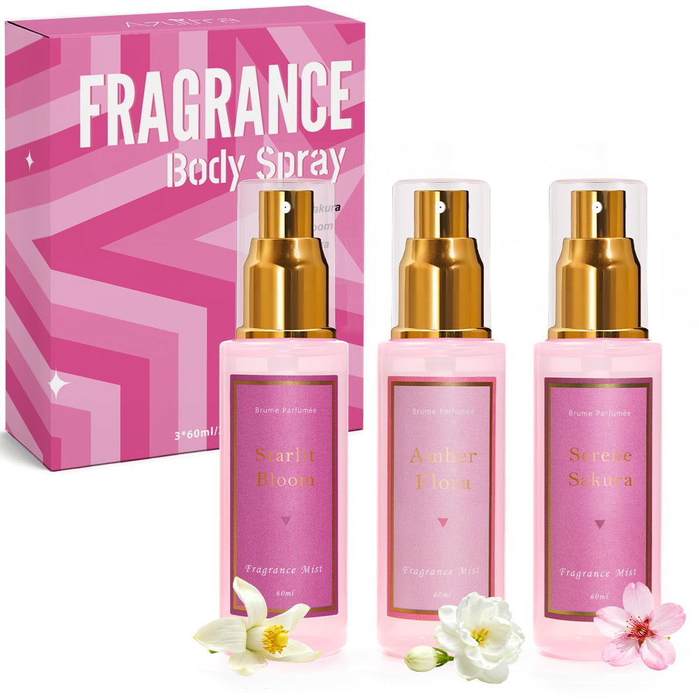 Azulfra Starlit Bloom bottle, uplifting floral scent for daily wear