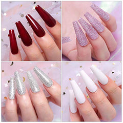 AZUREBEAUTY at-home manicure setup using dip powder top coat.