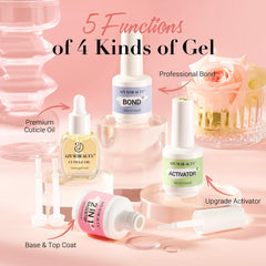 AzureBeauty cuticle oil bottle nourishes and soothes edges