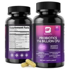 Front label of B BEWORTHS Akkermansia Probiotics with Berberine bottle