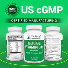 60-cap B vitamin complex capsules and packaging