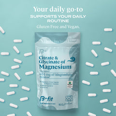 Vegan and gluten-free B-FIT magnesium supplement