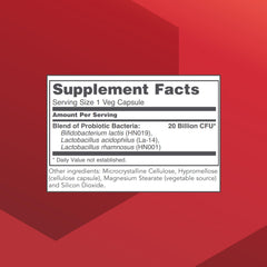 Bifidobacterium lactis HN019 GI support probiotic