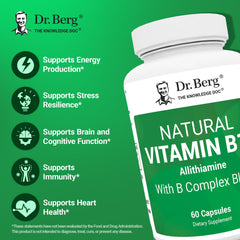 Graphic of essential B vitamins included in the complex