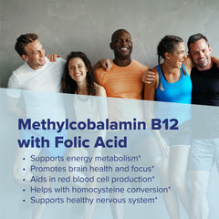 B12 and folic acid health supplement product info