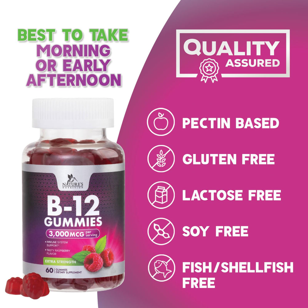 B12 gummy suitable for both adults and kids