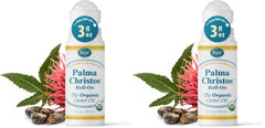 Baar Palma Christos Roll-On Organic Castor Oil 3 oz bottle - 2-pack, front view