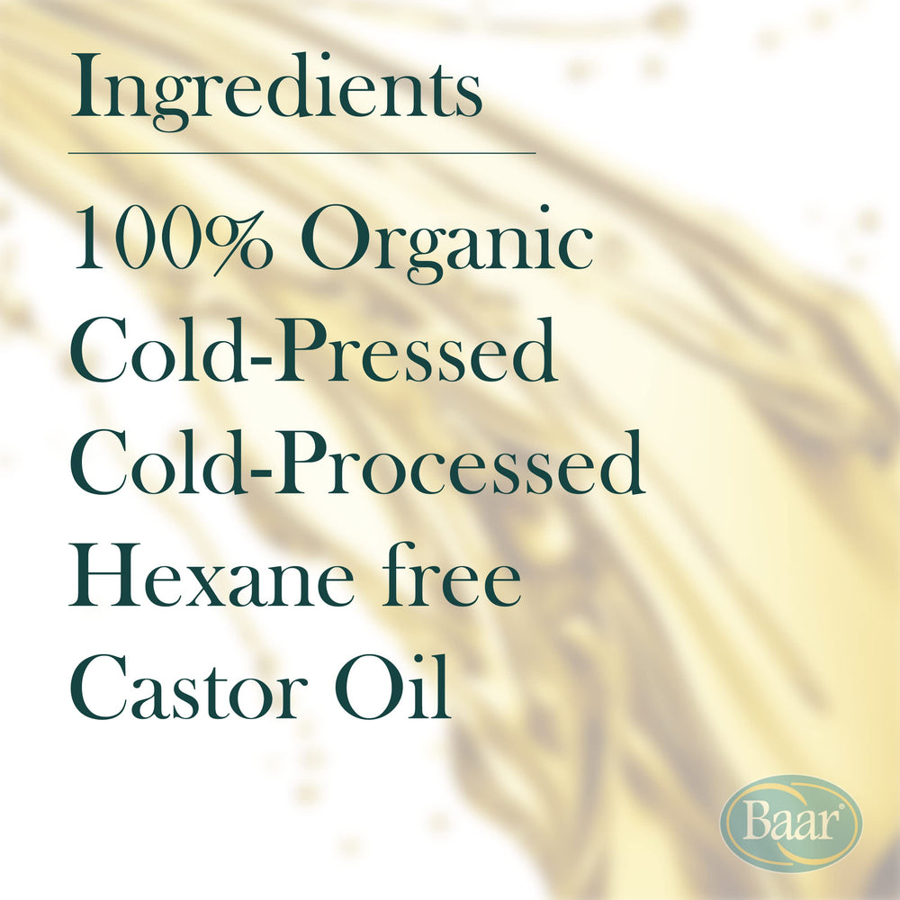 Two Baar Palma Christos Roll-On Organic Castor Oil 3 oz bottles side by side